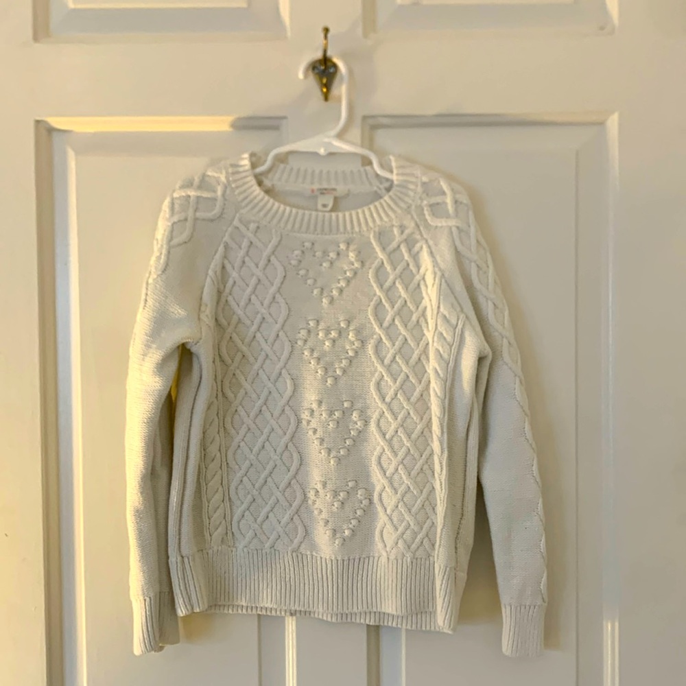 Crewcut girl's knit sweater.  Size: M 8-9.